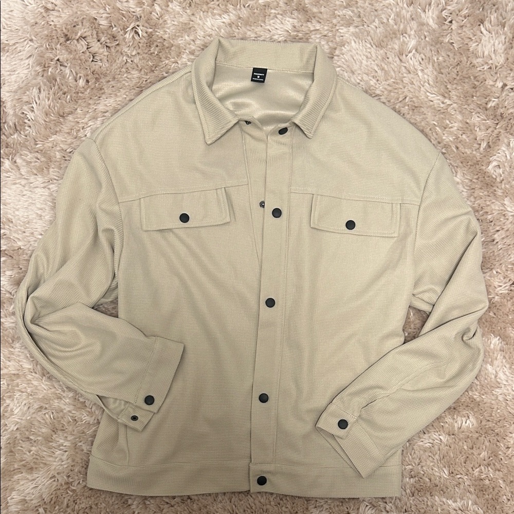 Men's Classic Tan Shirt Jacket